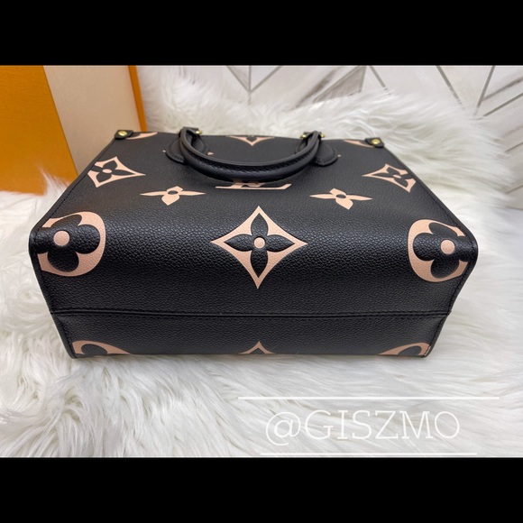 Louis Vuitton ONTHEGO PM in Black/Beige - Picture 5 of 7